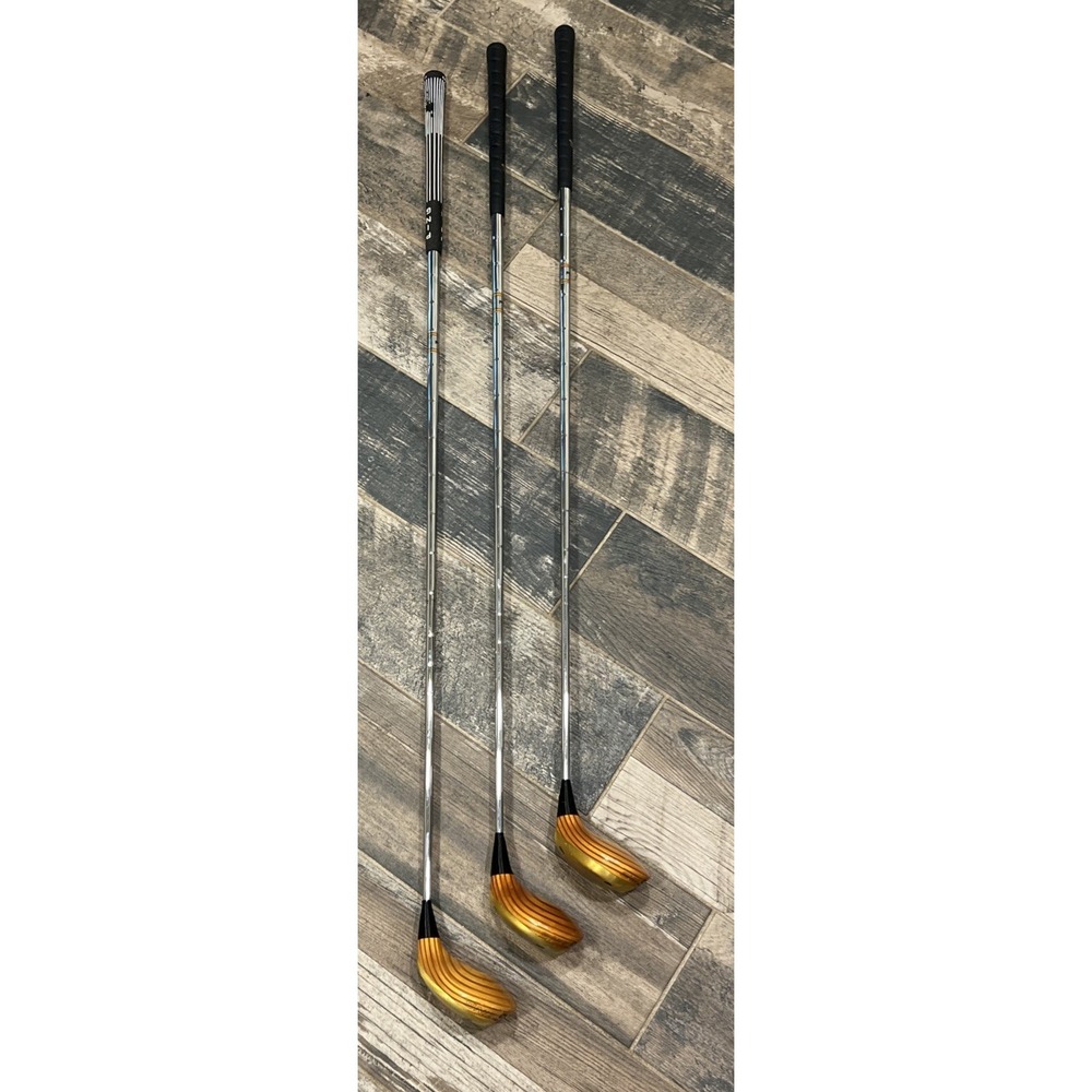 Ping Zing Karsten Driver,3,5 Blonde Woods Steel KT-M Shafts Mens RH 3 Club Set